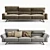 Modern Configurable Margot Sofa 3D model small image 1