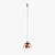 Globe Copper Pendant Light 3D model small image 2