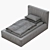 Modern Single Bed: Corona 3D 3D model small image 5