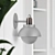 Sleek Arc Vanity Sconce 3D model small image 5