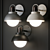 Sleek Arc Vanity Sconce 3D model small image 8
