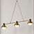 Sleek Arc Hanging Light 3D model small image 1