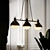 Sleek Arc Hanging Light 3D model small image 4
