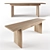 Ivan Chudov Writing Desk: Elegant, Handcrafted, Customizable 3D model small image 1