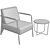 Modern Nova Chair and Coffee Table 3D model small image 3
