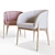 Contemporary Pippa Tub Chair: Sleek, Stylish, Comfortable 3D model small image 2