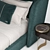 Fendi Ceasar Bed 3D model small image 2