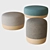 Elegant Egon Pouf: The Perfect Addition 3D model small image 2