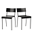 Modern Stride Side Chair: Industry West 3D model small image 5