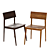 Classic Wood Dining Chair 3D model small image 6