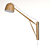 Elegant White Oak Crane Swing Lamp 3D model small image 7