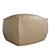 Tonin Casa Truly Pouf - Chic and Versatile 3D model small image 3