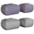 Tonin Casa Truly Pouf - Chic and Versatile 3D model small image 4