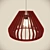 Parametric Wooden Pendant Light 3D model small image 1