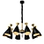 Elegant Duke Pendant Chandelier 3D model small image 1