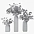 Eucalyptus Silver Dollar Vase - LSA Taffeta 3D model small image 5