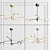 Elegant LED Chandelier: Rim Collection 3D model small image 1