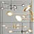 Elegant LED Chandelier: Rim Collection 3D model small image 2