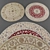 Round Rugs Collection 069 3D model small image 2