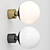 Elegant Pawn Wall & Ceiling Lamp 3D model small image 3