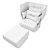 Xistera Comfort Chair: Modern Elegance for Your Space 3D model small image 3