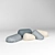 Sausage-shaped Pillow Set 3D model small image 3