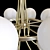 Elegant Bergamo 8-Light Chandelier 3D model small image 2