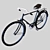 Vintage Bicycle: Textured, High Quality 3D model small image 1