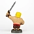 Barbarian - Clash of Clans Game 3D model small image 3