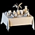 Elegant Table Setting Set 3D model small image 5