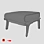 Luxury Bay Ottoman: Elegant & Versatile 3D model small image 5