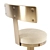 Title: Luxury Swivel Gold Bar Chair 3D model small image 5