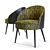 Tekna P: Modern Poly Chair 3D model small image 1
