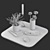 Stylish H&M Home Decor 3D model small image 3