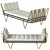 Elegant Maxime Daybed by Jonathan Adler 3D model small image 1