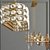 Elegant Collection of Hanging Chandeliers 3D model small image 2