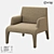 Cozy LoftDesign Armchair 32807 3D model small image 1