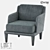 LoftDesign Armchair 32828: Stylish Seating for Your Home 3D model small image 1