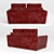  Hummingbird Sofa: Stylish and Comfortable 3D model small image 3