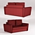  Hummingbird Sofa: Stylish and Comfortable 3D model small image 4