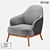 LoftDesigne Armchair 10828 Model 3D model small image 1