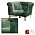 Roubel Sofa 02: Stylish and Versatile Modern Design 3D model small image 3