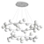 2-Tier Pendant Lights: Height 1200mm, Diameter 800mm 3D model small image 7