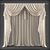 Elegant Poly Curtains 3D model small image 1