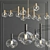 Elegant Branching Bubble Chandeliers 3D model small image 3