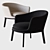 Elegant Caratos Armchair: BB Italia 3D model small image 2