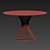 Chic Paris Chair & Calligaris Table 3D model small image 3