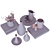 Elegant Decor Set: Books, Vases, Tray & Tom Dixon Candle 3D model small image 3