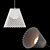 Elegant Concrete Helia Pendant 3D model small image 6