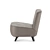 Elegant Leather Armchair 3D model small image 2